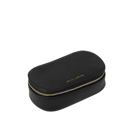 Oval Jewelry Box - Black