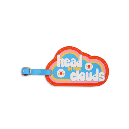 Shaped Luggage Tag - Head in the Clouds