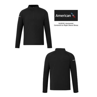 Evans Knit Qtr Zip Men's- M