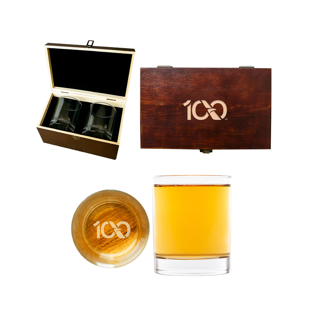 Del Mar Double Old Fashioned Whiskey Glasses - Centennial