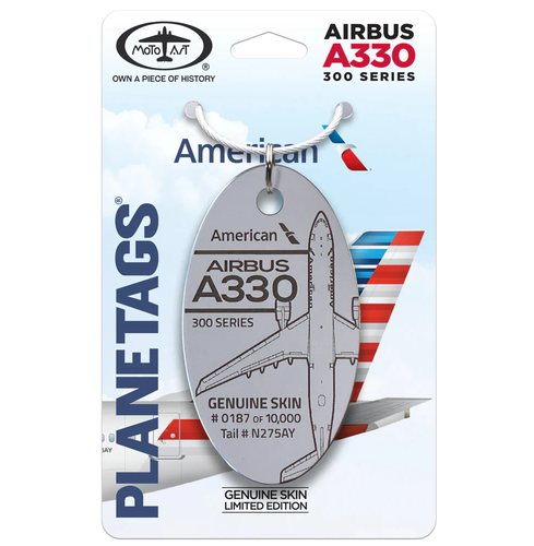 Plane Tag A330-Gray