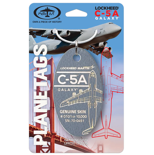 Plane Tag C-5A-Gray