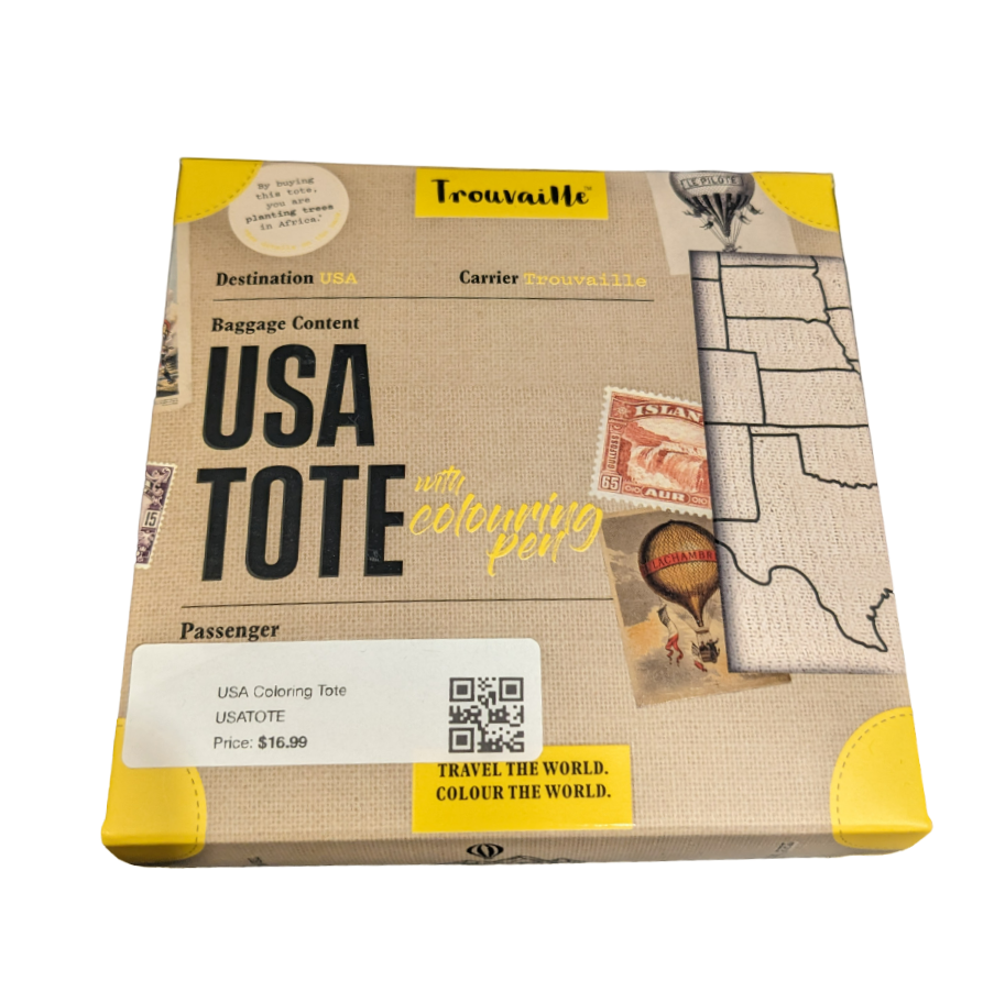 USA Coloring Tote