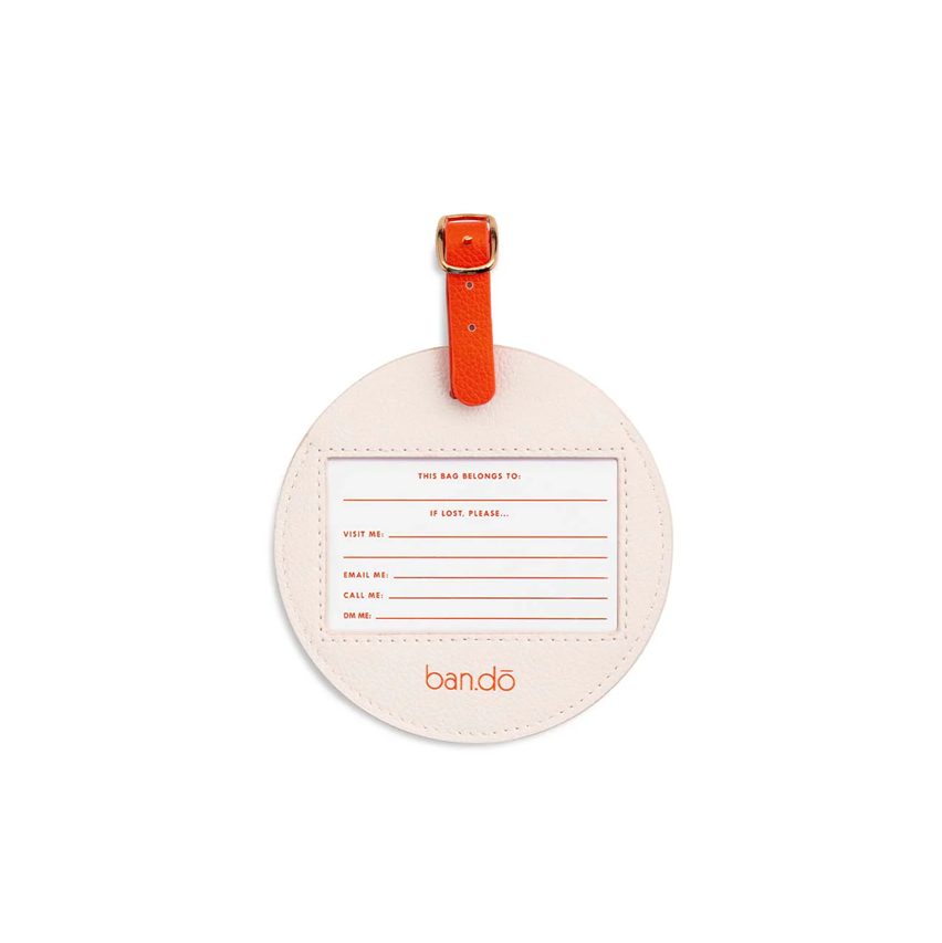 Round Luggage Tag - Cities
