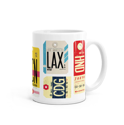 Flight Tags - Mug