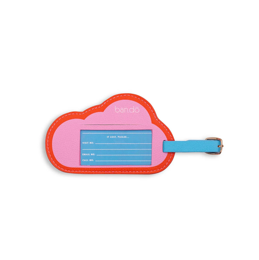 Shaped Luggage Tag - Head in the Clouds