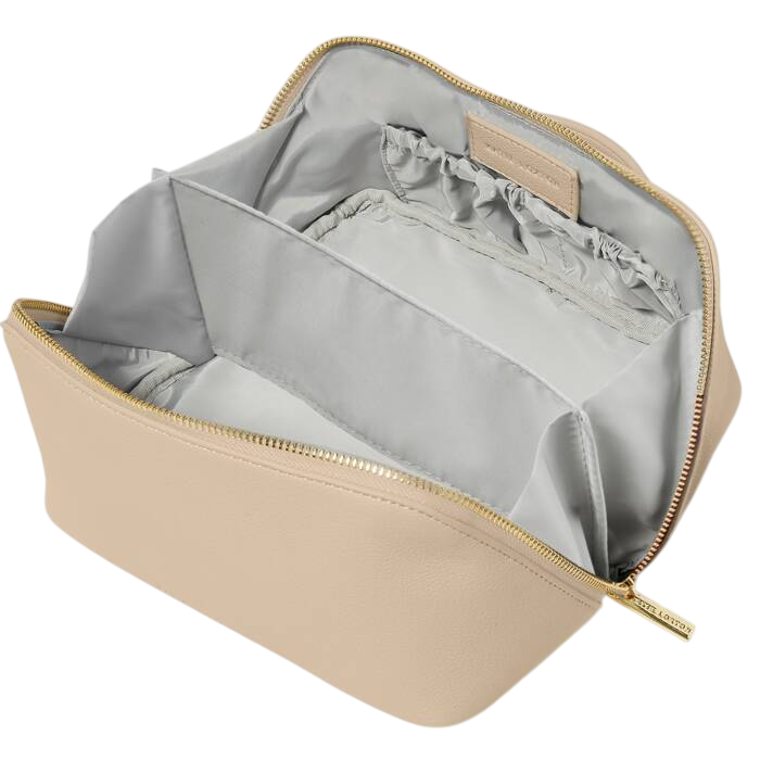 Medium Makeup And Toiletry Bag - Light Taupe