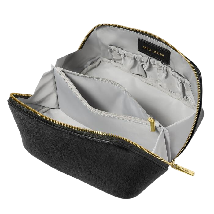 Medium Makeup And Toiletry Bag - Black