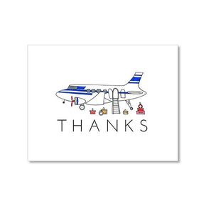 "Now Boarding" Thank You Card