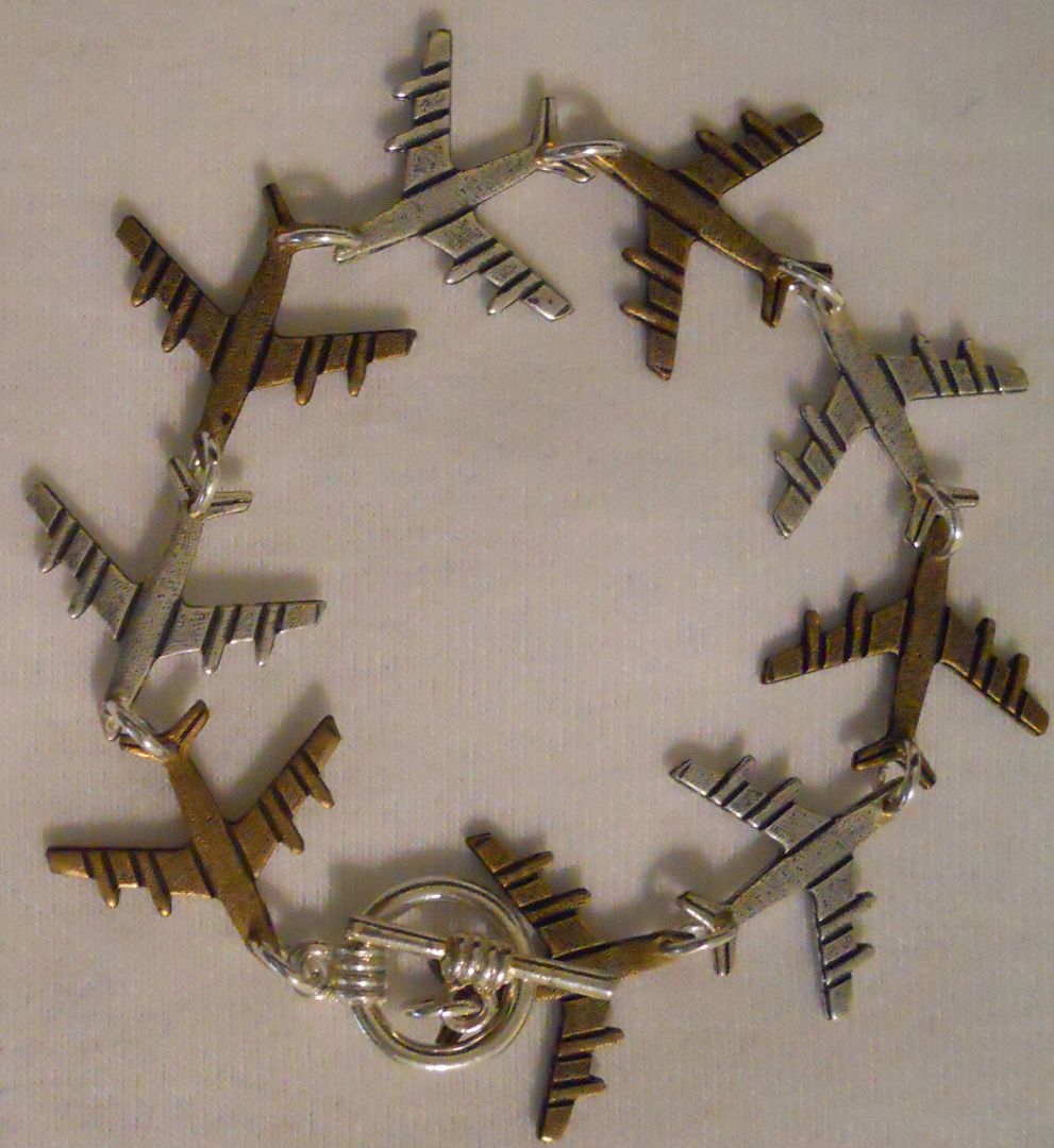 Linked Planes Bracelet