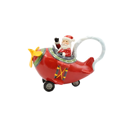 Santa Plane Teapot