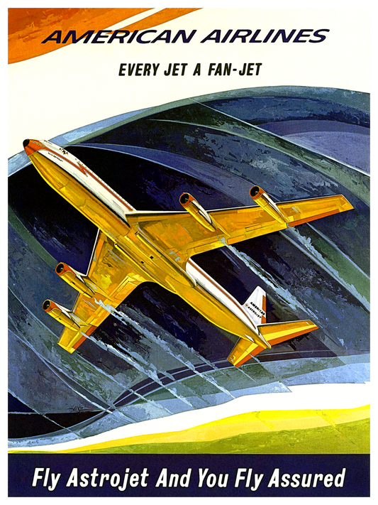 AA Fly Astrojet Poster