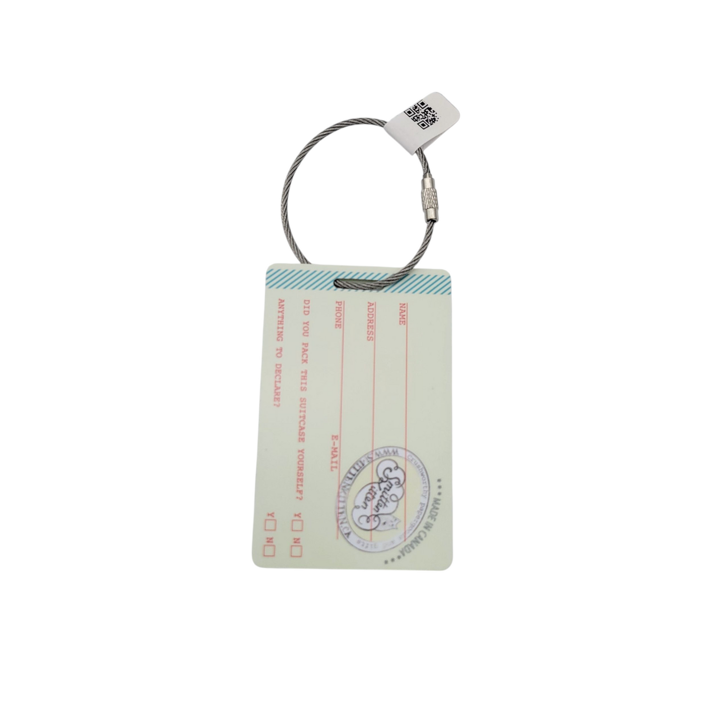 Vintage Bag Tag- LAX