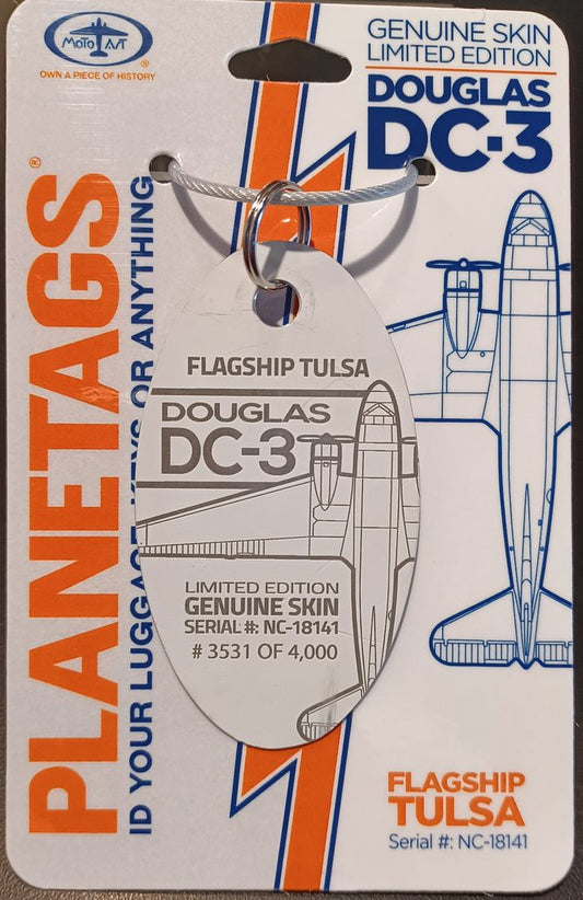 Plane Tag- DC3 Flagship Tulsa