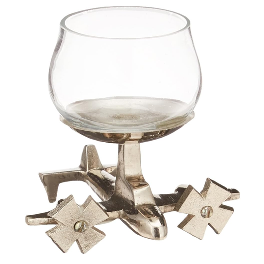 Airplane Base Shot Glass