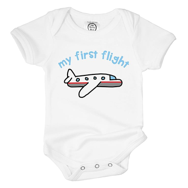 My First Flight Baby Bodysuit