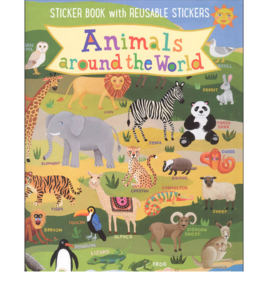 Animals Around the World Sticker book