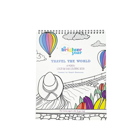 Travel the World Coloring Book