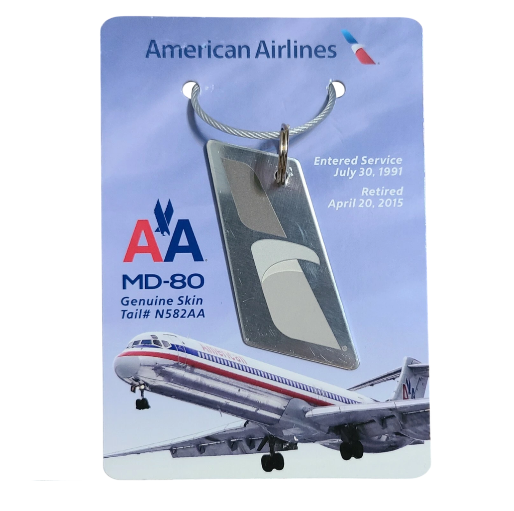 Plane Tag- MD-80 AA Exclusive