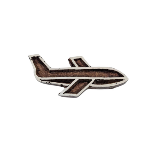 Wooden Airplane Magnet