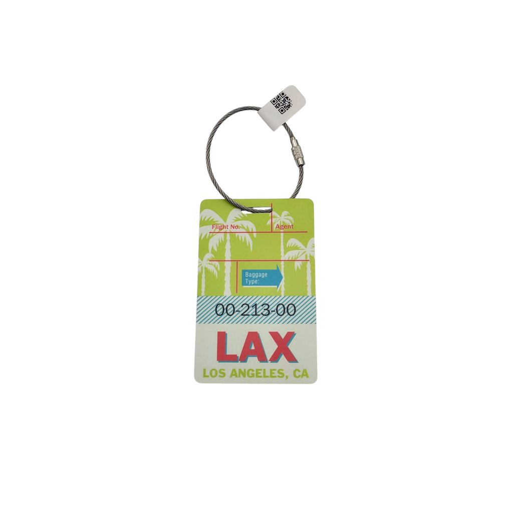 Vintage Bag Tag- LAX