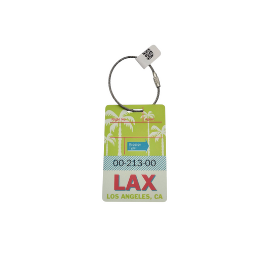 Vintage Bag Tag- LAX