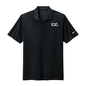 Mens Nike Dri Fit Polo- Black