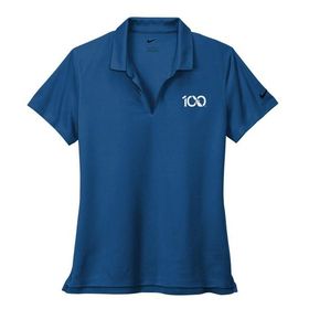 Ladies Nike Dri Fit Polo- Gym Blue