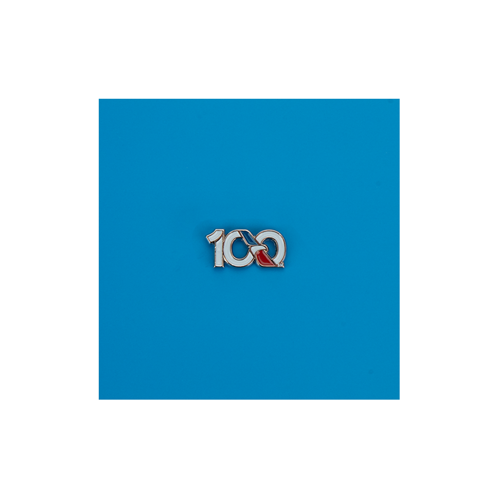 Centennial lapel pin