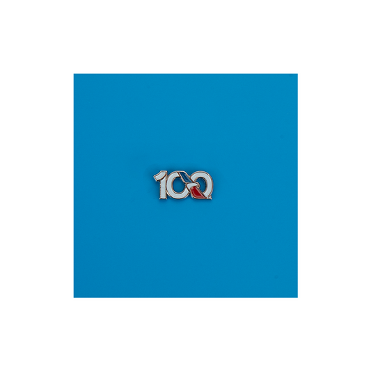 Centennial lapel pin