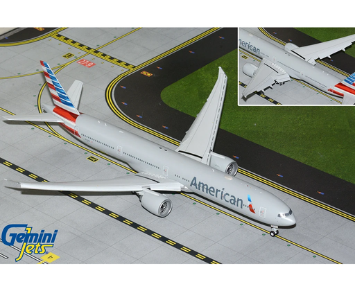American Airlines B777-300ER N722AN (Flaps Down)