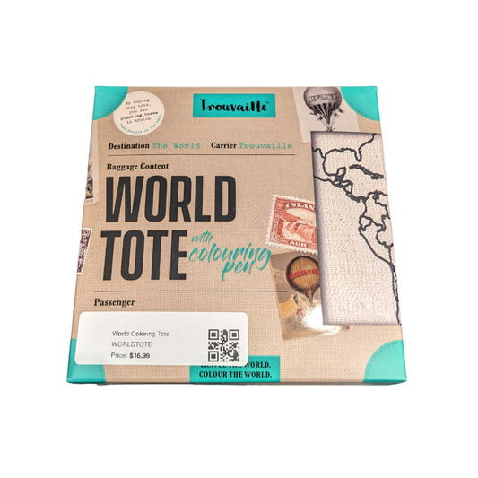 World Coloring Tote