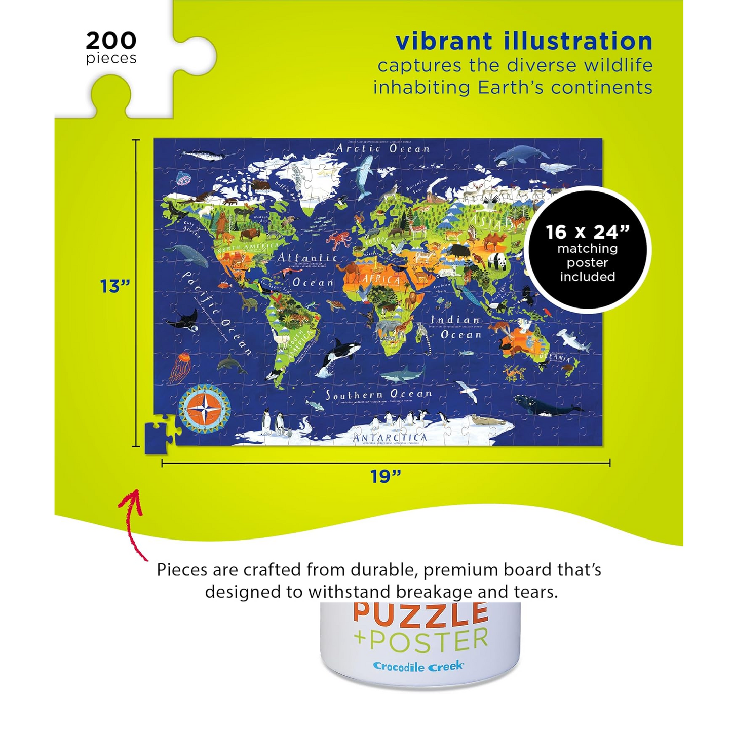 Puzzle+Poster Animals