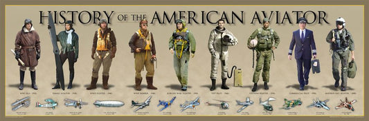 History of Am.Aviator Print