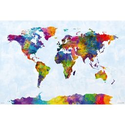 Watercolor Map Poster
