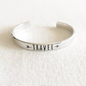 "Travel" Cuff Bracelet