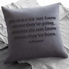 Tvlr vs Tourist Pillow Dk Grey