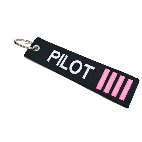 4 Stripe Pink Embroidered KC