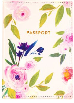Floral Passport Cover