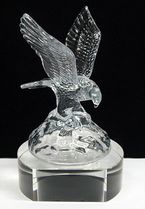 Crystal Eagle on Clear Base