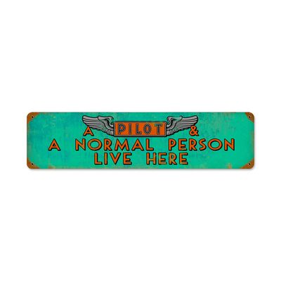 "Pilot and Normal Person" Sign