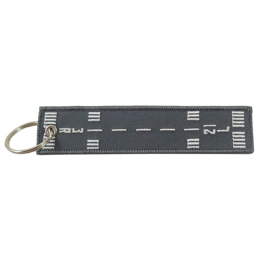 Runway Embroidered Keychain
