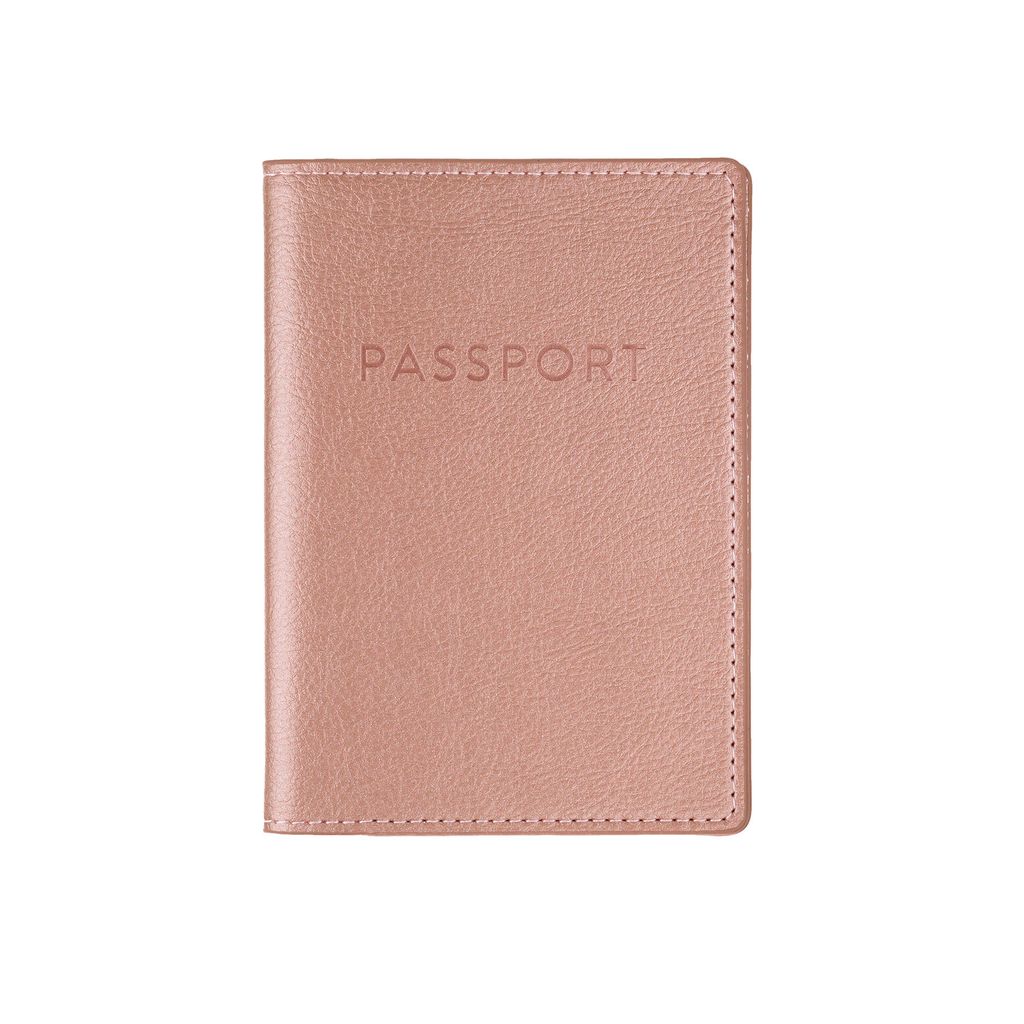 Rose Gold Passport Case