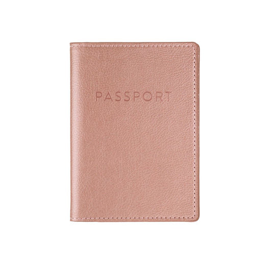 Rose Gold Passport Case