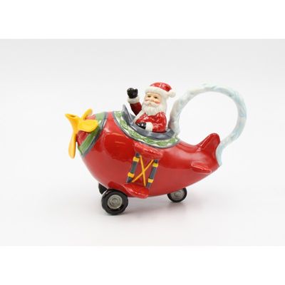 Santa Plane Teapot