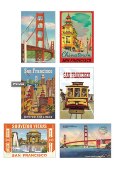 San Francisco Vintage Postcards