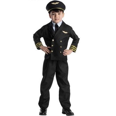 Kids Jacket Pilot Costume Medium