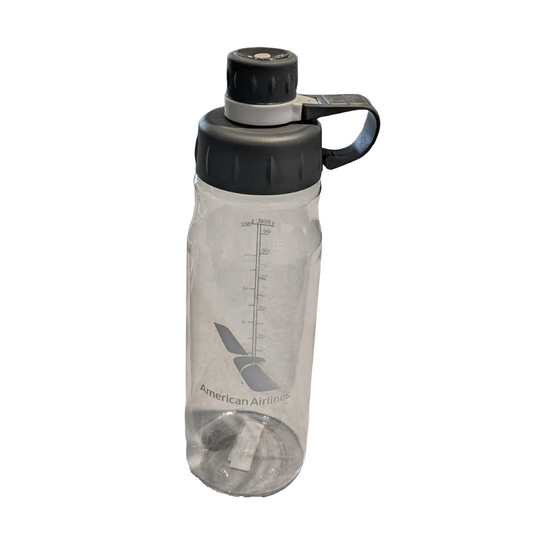 Water Bottle w/Attached Lid Cl