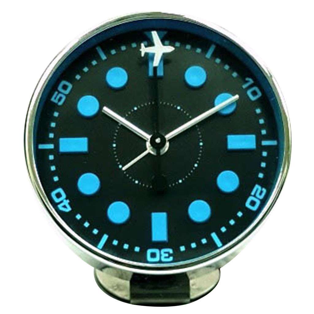 Blue Airplane Alarm Clock